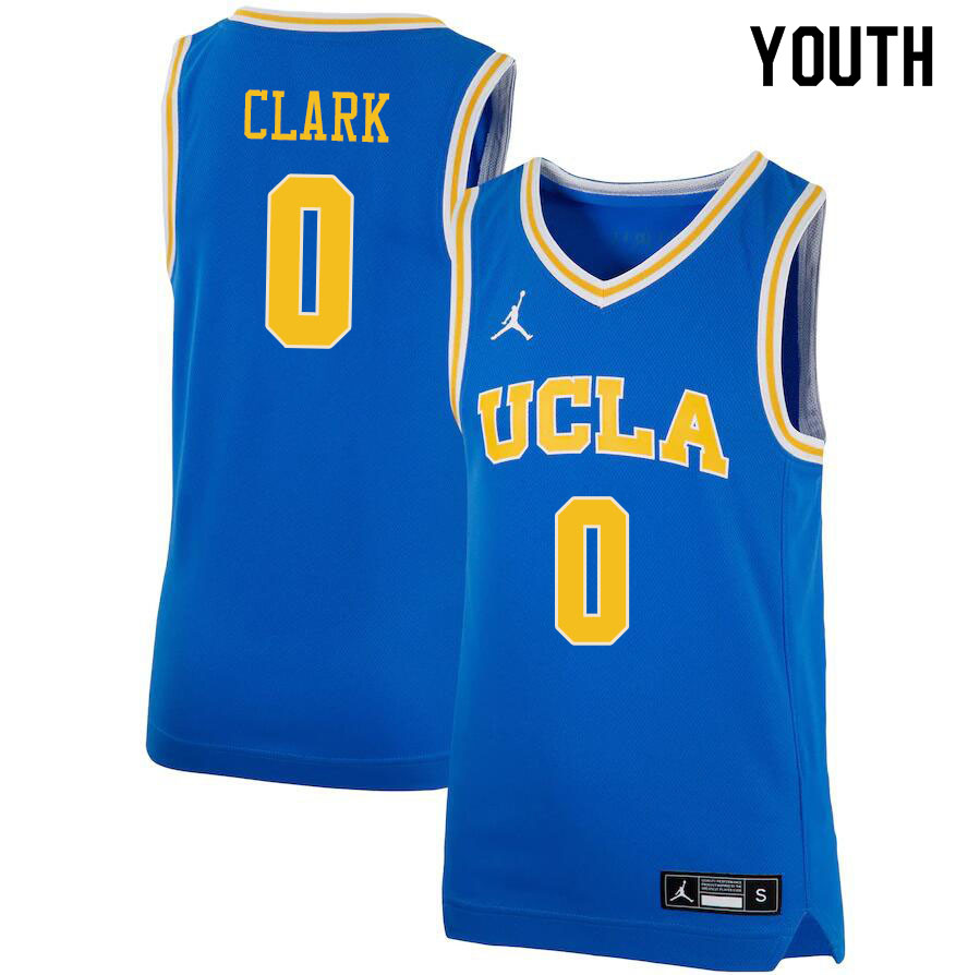 Jordan Brand Youth #0 Jaylen Clark UCLA Bruins College Jerseys Sale-Blue - Click Image to Close